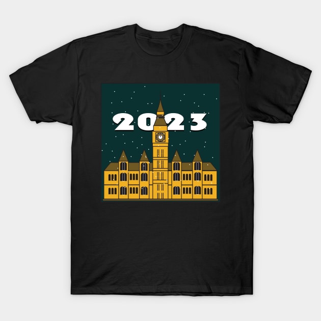 Happy New Year 2023 T-Shirt by navod